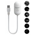Mini proyector de estrellas USB 2 en 1, luz nocturna con 12 películas, luz ambiental de cielo estrellado para decoración del hogar y del coche, para adultos y niños