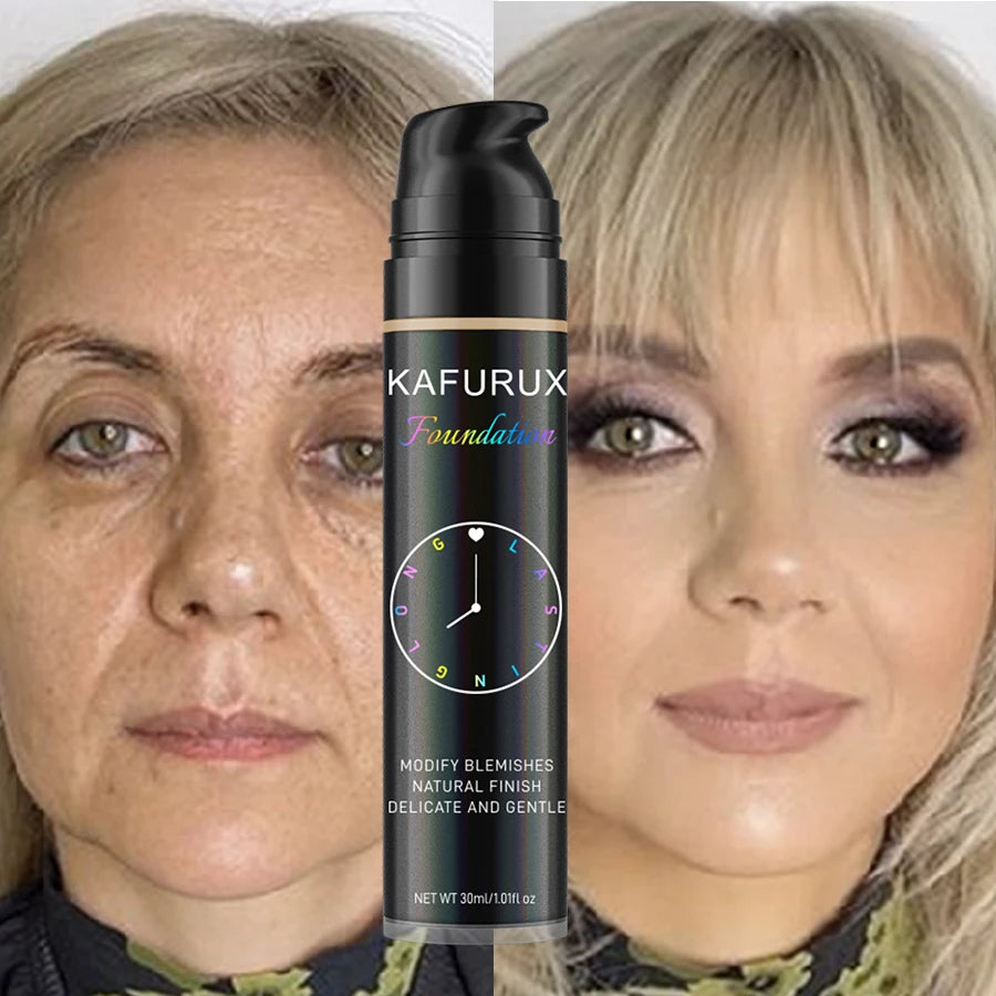 Base líquida de 8 colores, corrector efectivo, resistente al agua, resistente al sudor, maquillaje coreano, Base facial de Porfession, regalo de cosméticos