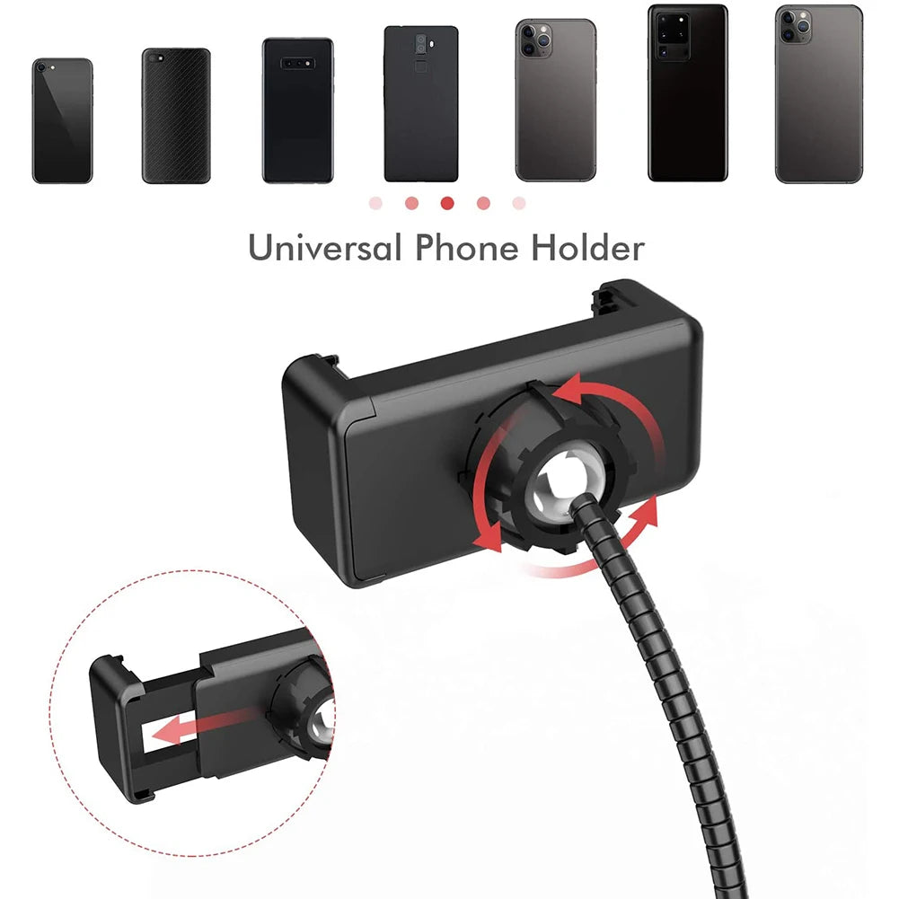 Luz LED para Selfie de 16/26/33cm, luces de fotografía con trípode, Control remoto por Bluetooth, anillo de luz regulable para vídeo, lámpara de relleno en vivo