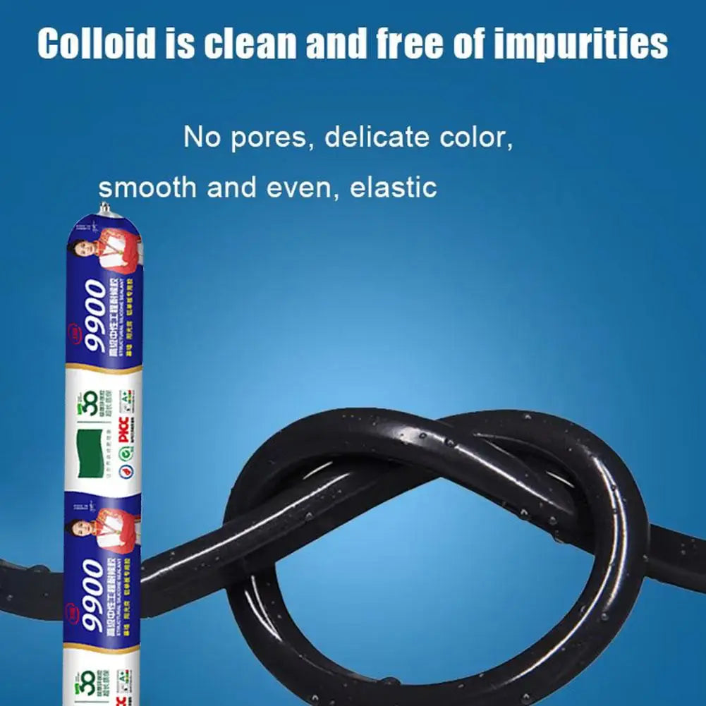 Sellador 9900, adhesivo de ingeniería resistente a la intemperie para proyectos de pared de cortina pequeña, herramienta adhesiva de secado rápido para el sol, nuevo