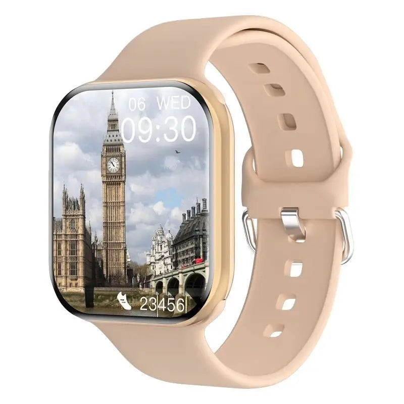 Smartwatch Series X con Llamadas Bluetooth, NFC, Monitoreo de Sueño y Presión Arterial, Carga Inalámbrica, Compatible con Android y iPhone