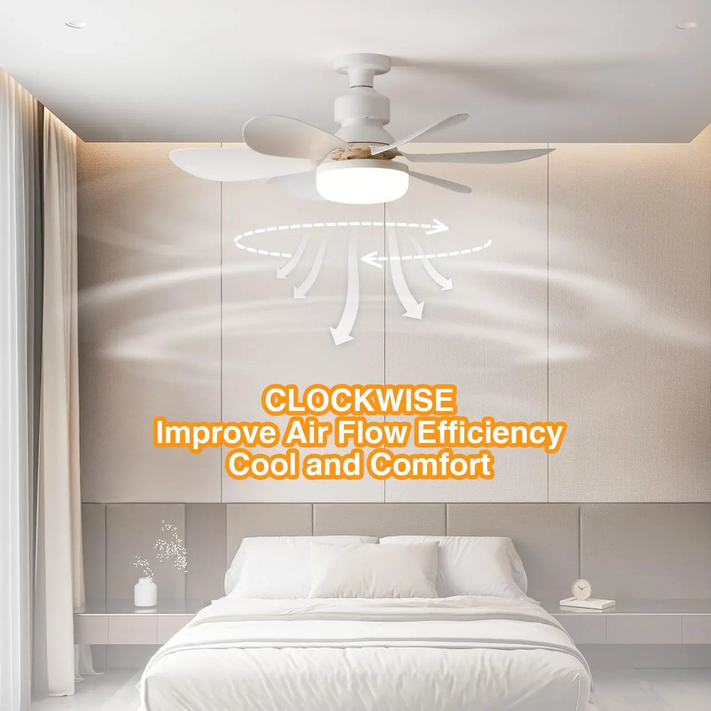 Ventilador de techo LED 40W E27 con control remoto para atenuación, adecuado para sala de estar, estudio, uso doméstico, 85-265V