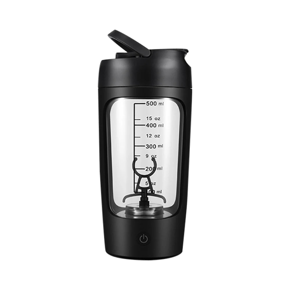Botella coctelera de proteínas eléctrica USB de 650ml, taza de licuadora recargable portátil, tazas mezcladas multiusos de 650ml para entrenamiento físico