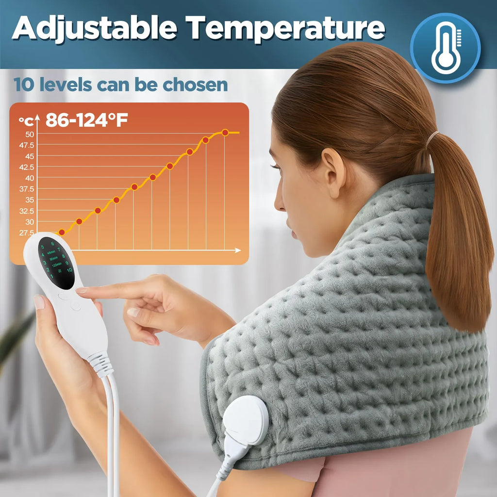 Almohadilla Térmica Eléctrica Multifunción para Relajación y Confort

🔥 Calor reconfortante para acompañarte en tus momentos de descanso.