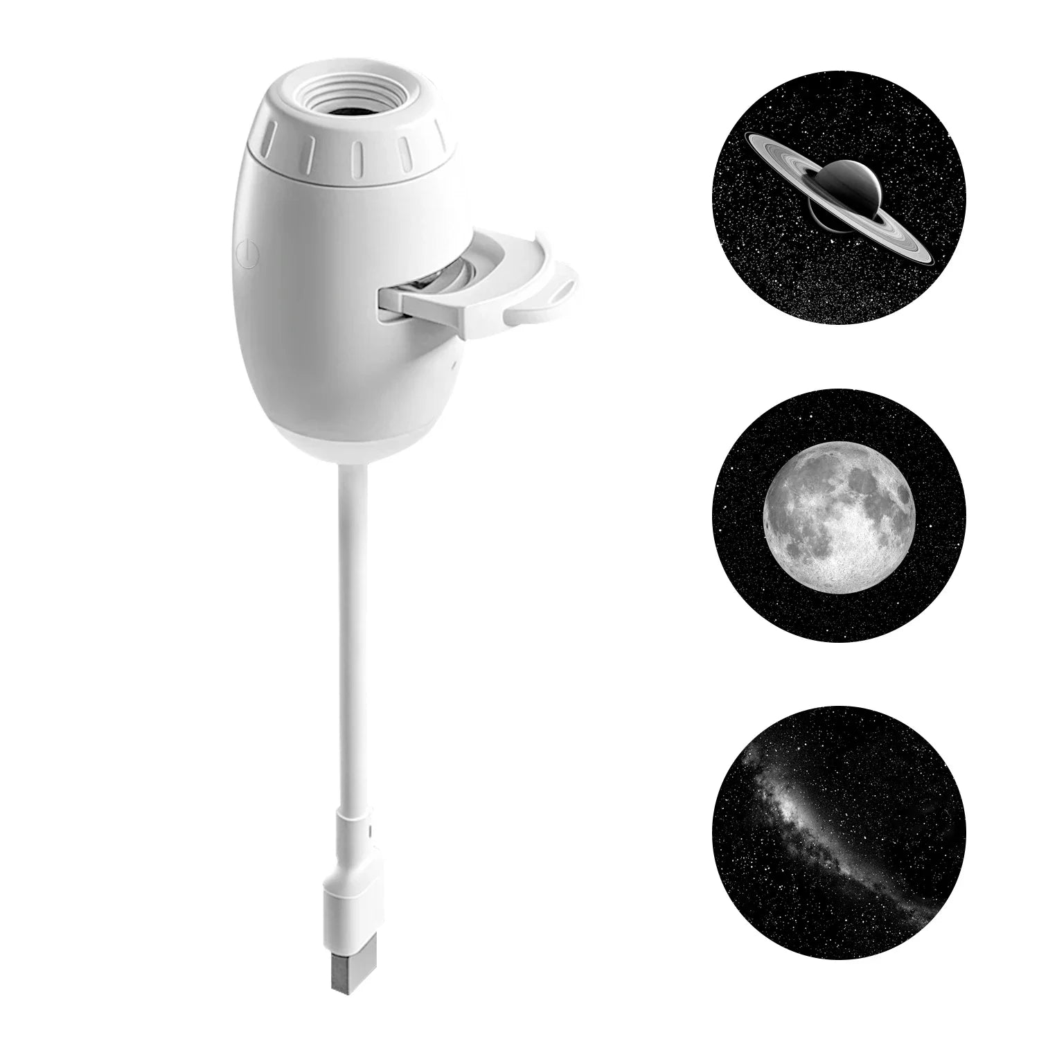 Mini proyector de estrellas USB 2 en 1, luz nocturna con 12 películas, luz ambiental de cielo estrellado para decoración del hogar y del coche, para adultos y niños
