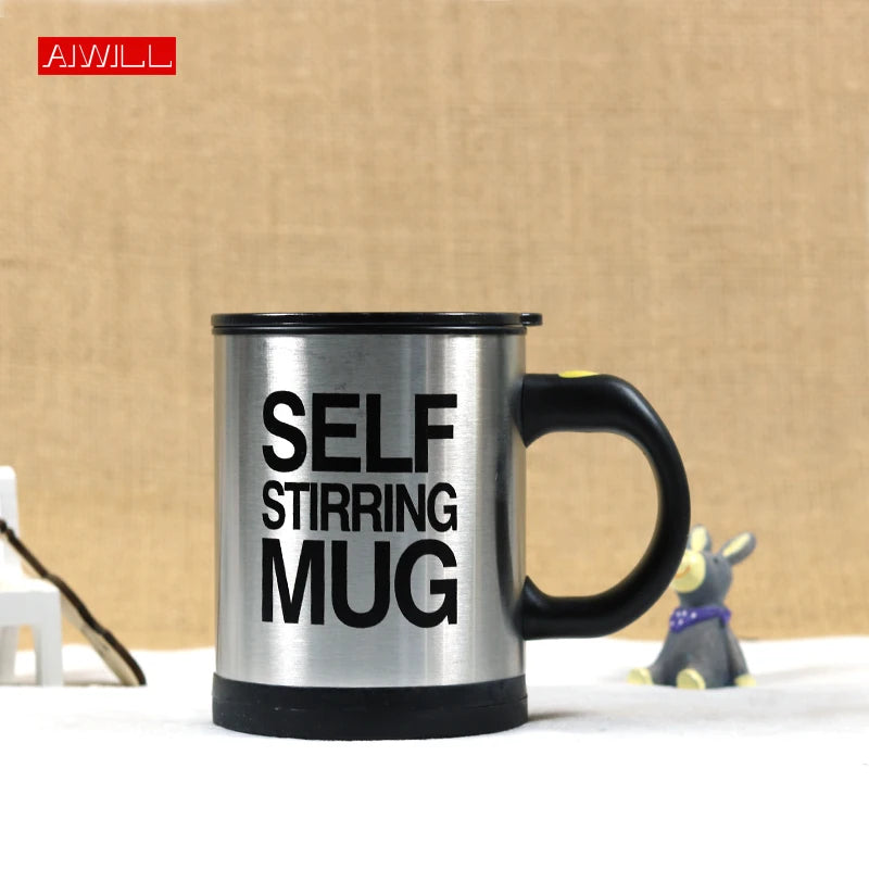 5 colores Lazy Tazas auto agitador taza de café inteligente de acero inoxidable Tazas Copos Inox taza de té