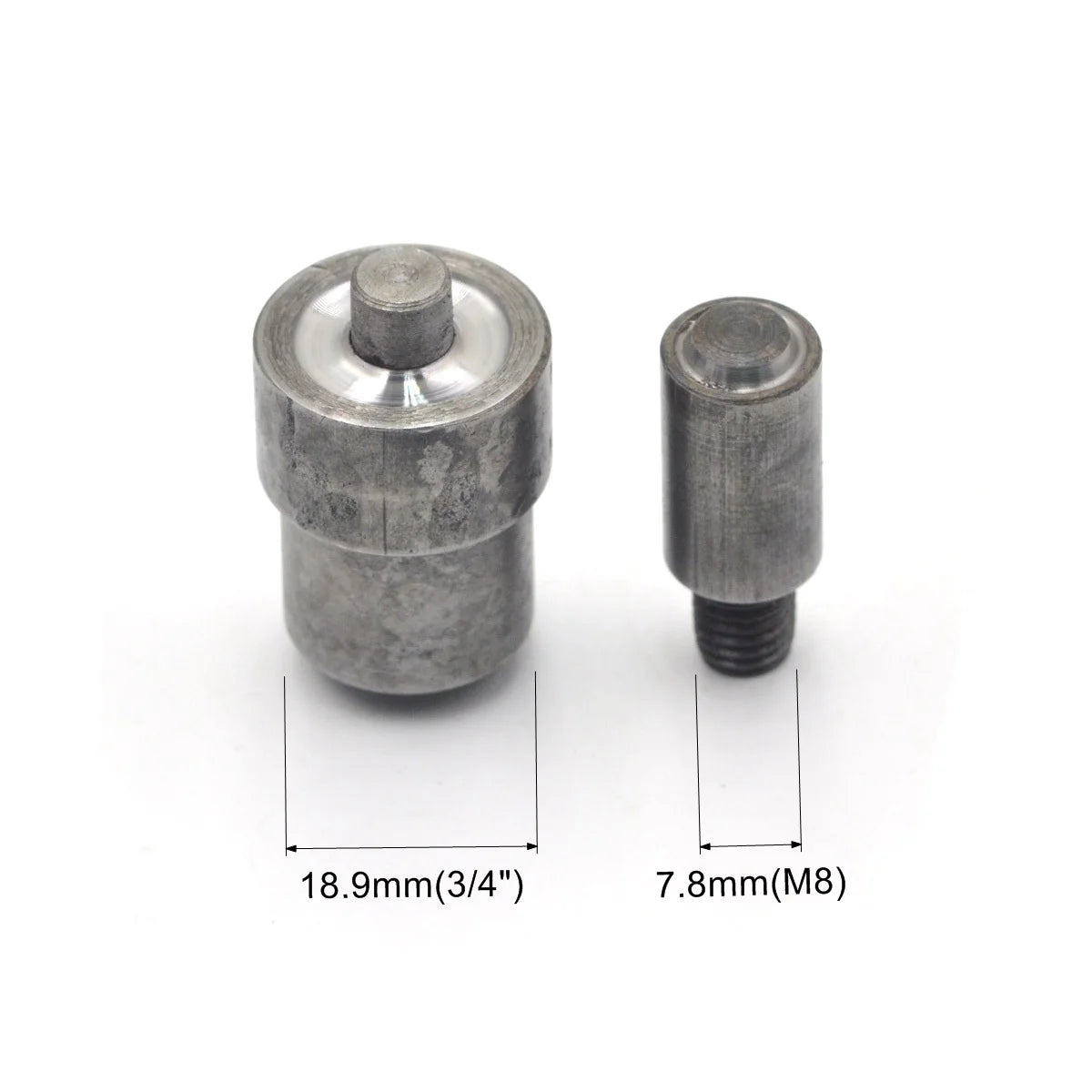 KALASO 1 Juego de Matrices para Ojales de 1mm, 1.5mm, 2mm, 2.5mm, 3mm, 4mm, 5mm, 6mm, 8mm, 10mm, 12mm, 14mm, 17mm, 20mm para Herramienta de Prensa Manual