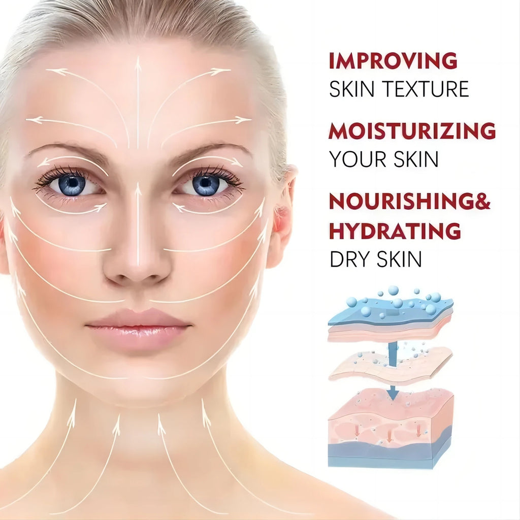 Crema hidratante facial Crema de noche y día Reduce las líneas finas para mujeres