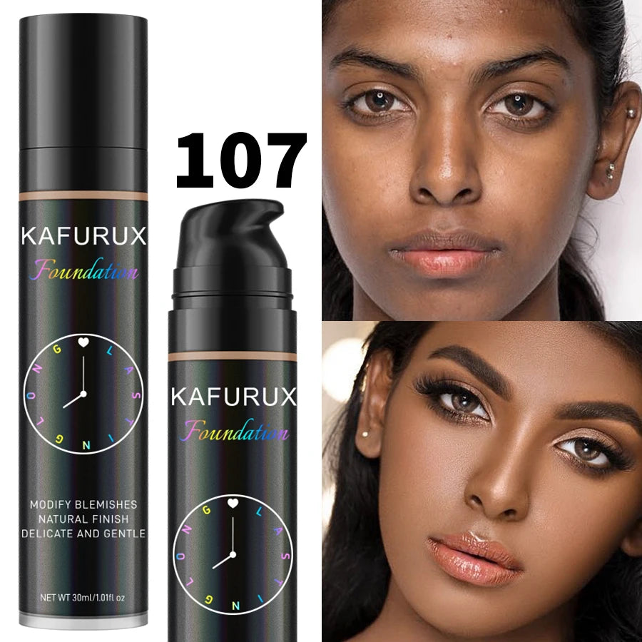 Base líquida de 8 colores, corrector efectivo, resistente al agua, resistente al sudor, maquillaje coreano, Base facial de Porfession, regalo de cosméticos
