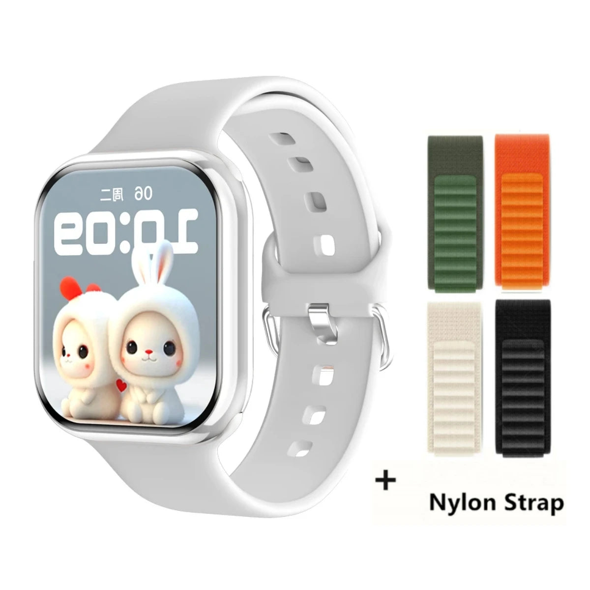 Smartwatch Series X con Llamadas Bluetooth, NFC, Monitoreo de Sueño y Presión Arterial, Carga Inalámbrica, Compatible con Android y iPhone