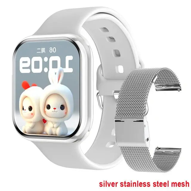 Smartwatch Series X con Llamadas Bluetooth, NFC, Monitoreo de Sueño y Presión Arterial, Carga Inalámbrica, Compatible con Android y iPhone