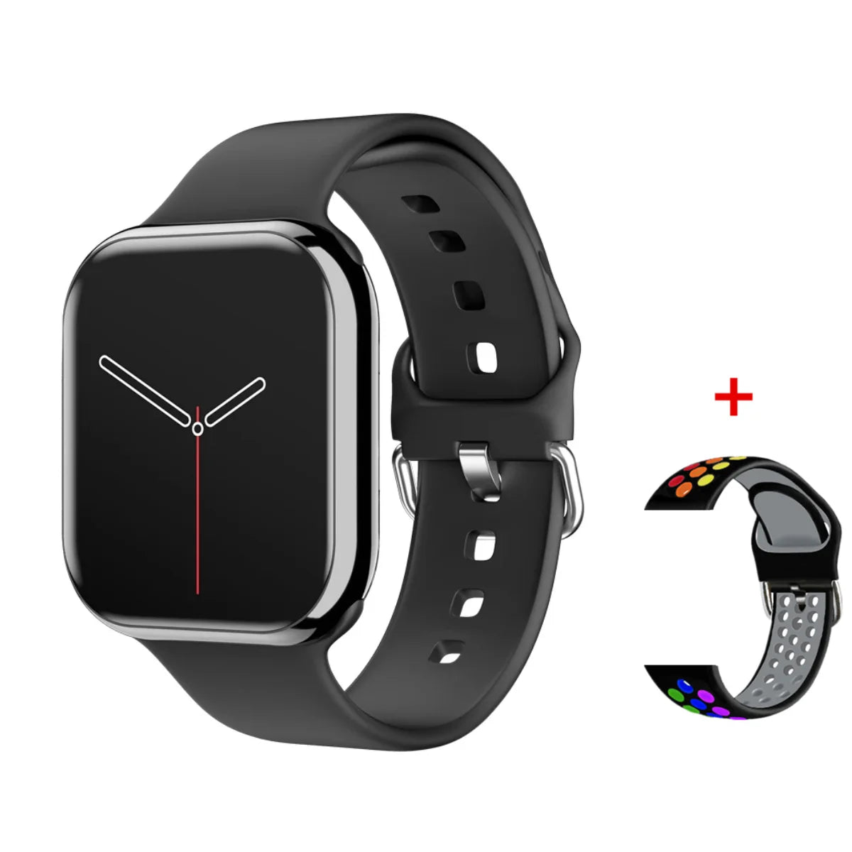 Smartwatch Series X con Llamadas Bluetooth, NFC, Monitoreo de Sueño y Presión Arterial, Carga Inalámbrica, Compatible con Android y iPhone