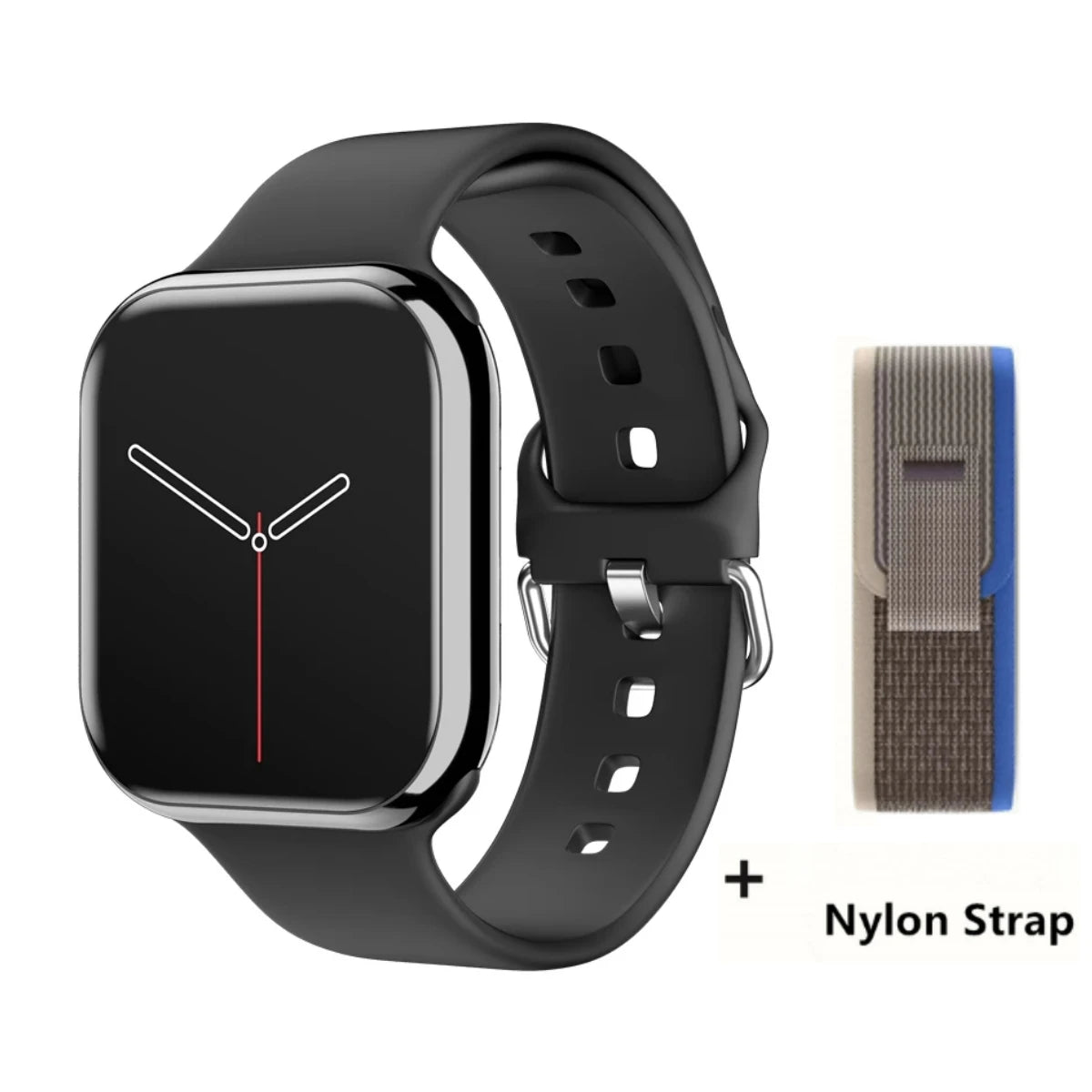 Smartwatch Series X con Llamadas Bluetooth, NFC, Monitoreo de Sueño y Presión Arterial, Carga Inalámbrica, Compatible con Android y iPhone