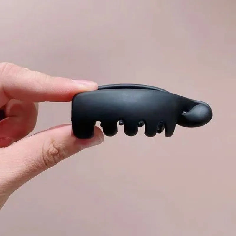 Pinzas para el Cabello Tipo Banana, Tamaño Pequeño, Pinzas Verticales para Mujer, Elegantes Horquillas para Cola de Caballo Alta, Pinzas Giratorias, Accesorio Simple para el Cabello