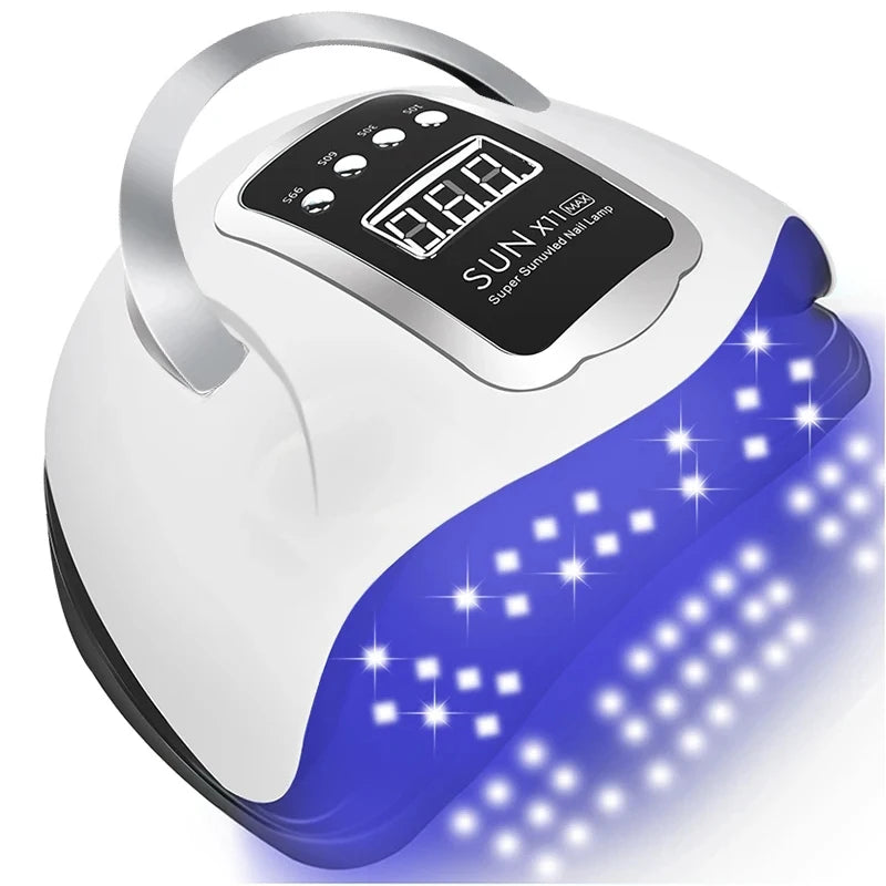 Lámpara de uñas profesional, Sensor infrarrojo, luz de manicura para un curado rápido de todos los esmaltes de uñas de Gel, máquina secadora de uñas, herramientas de salón