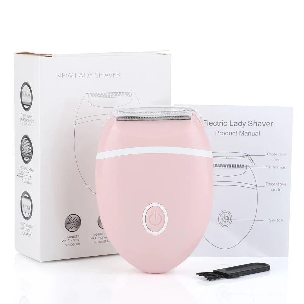 Afeitadora eléctrica 3 en 1 para mujer, Mini maquinilla de afeitar lavable, equipo especial de depilación para todo el cuerpo, pierna, axila, área íntima