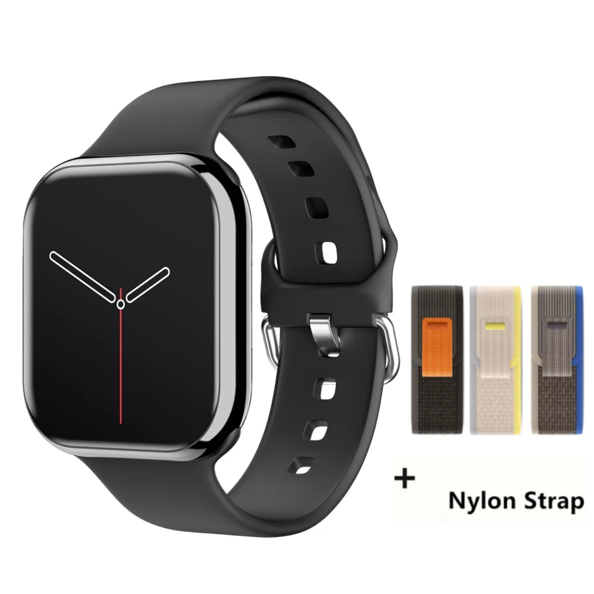 Smartwatch Series X con Llamadas Bluetooth, NFC, Monitoreo de Sueño y Presión Arterial, Carga Inalámbrica, Compatible con Android y iPhone