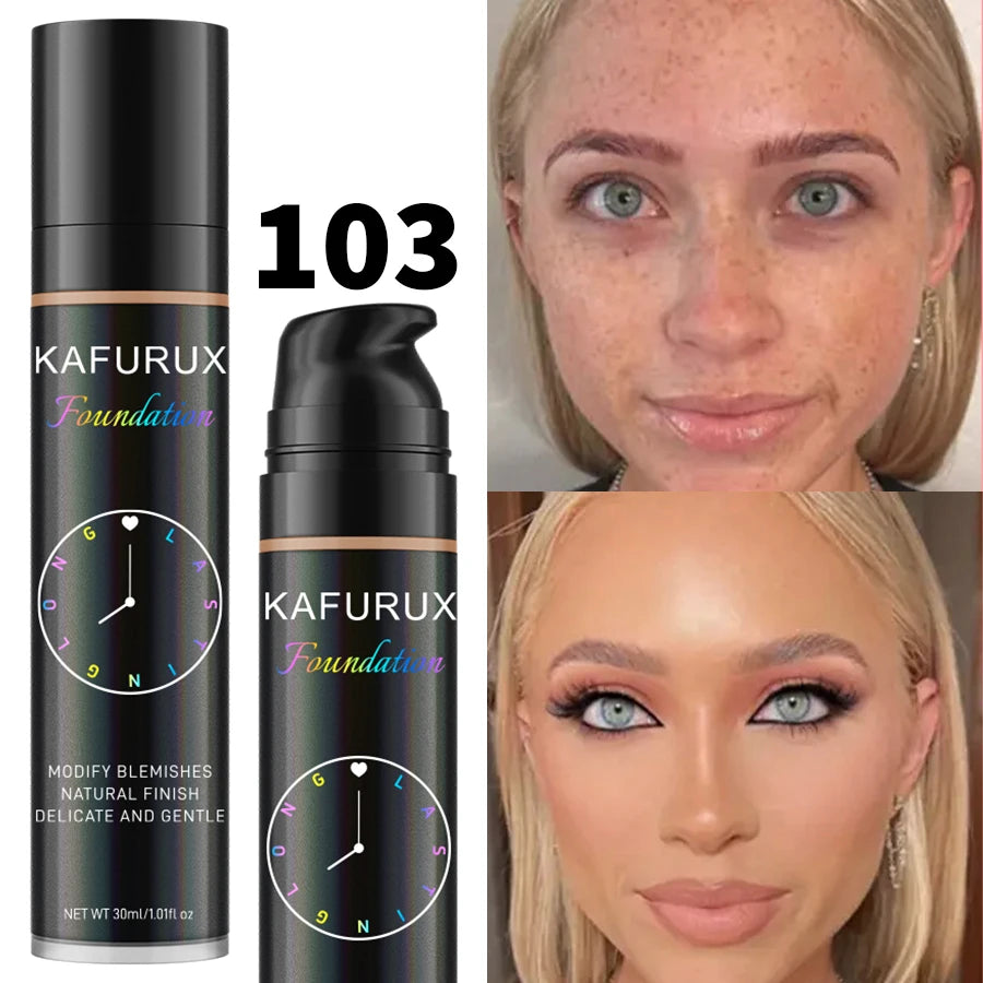 Base líquida de 8 colores, corrector efectivo, resistente al agua, resistente al sudor, maquillaje coreano, Base facial de Porfession, regalo de cosméticos