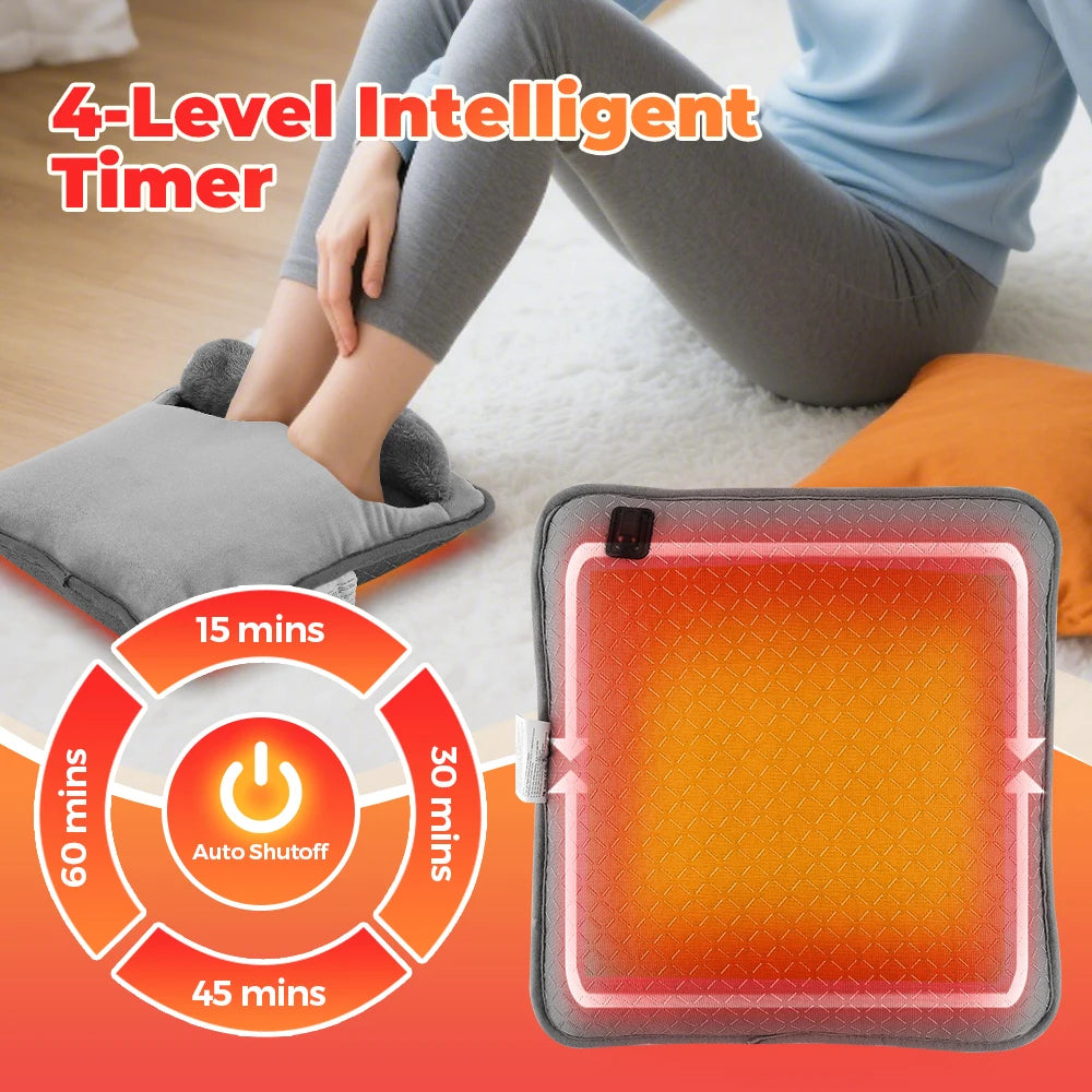 Cojín Térmico para Pies con Masaje y Control de Temperatura

🔥 Calor, confort y relajación para tus pies en cualquier momento del día.