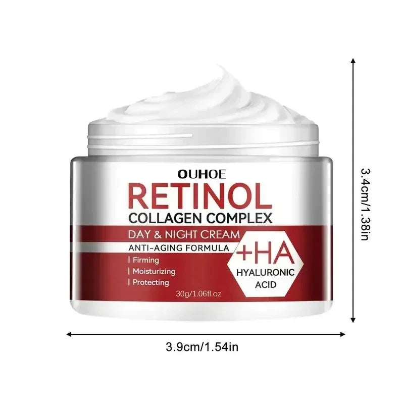Crema hidratante facial Crema de noche y día Reduce las líneas finas para mujeres