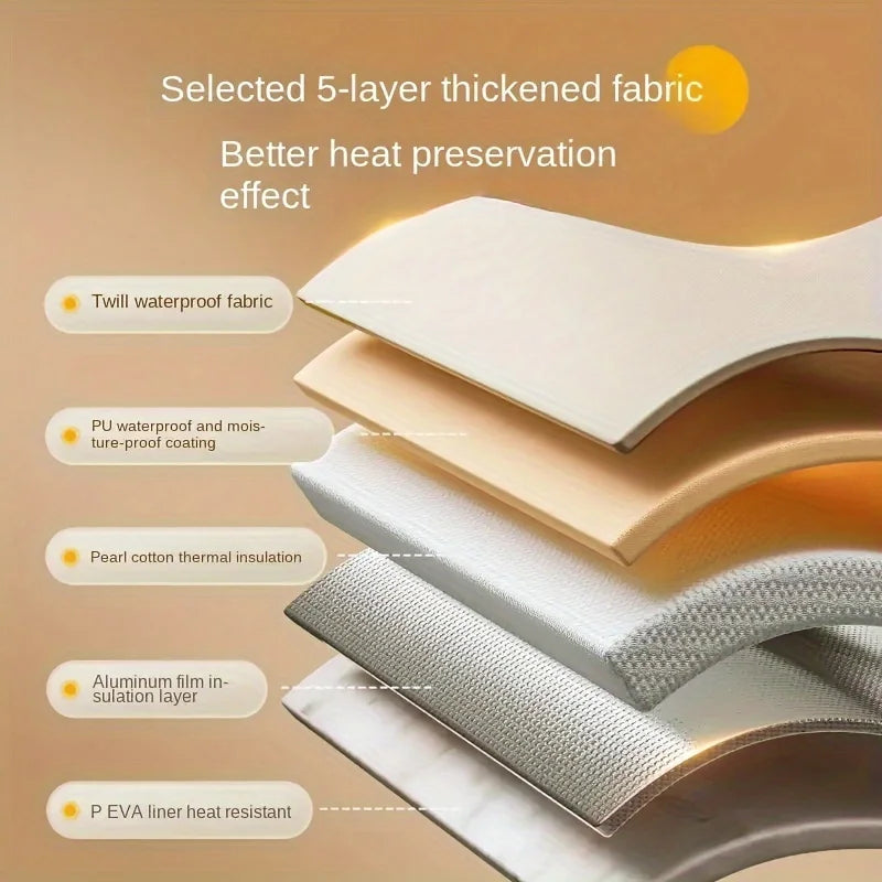 Bañera plegable portátil para remojar los pies con preservación del calor, lavabo profundo multifuncional, cubo para Spa para pies, masaje