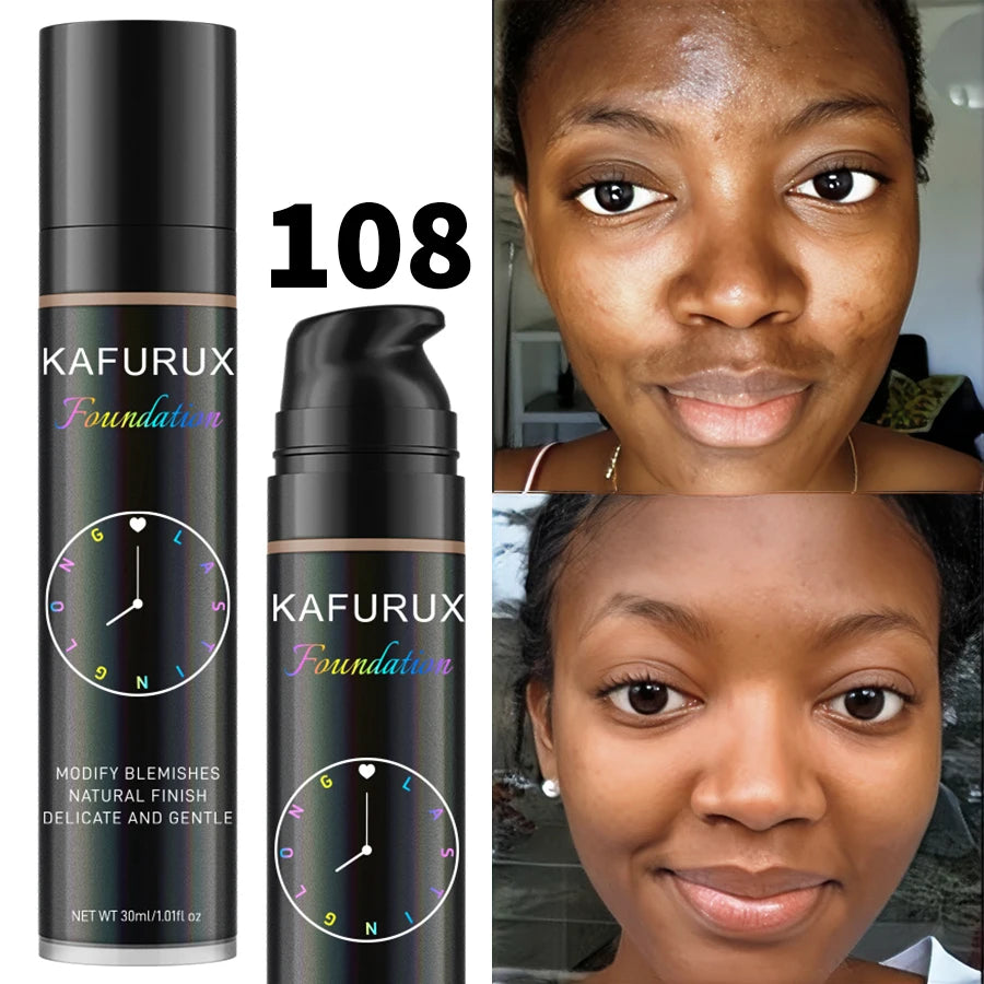 Base líquida de 8 colores, corrector efectivo, resistente al agua, resistente al sudor, maquillaje coreano, Base facial de Porfession, regalo de cosméticos