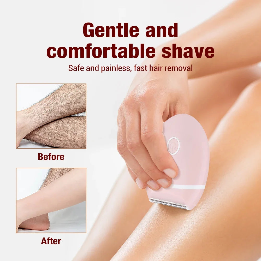 Afeitadora eléctrica 3 en 1 para mujer, Mini maquinilla de afeitar lavable, equipo especial de depilación para todo el cuerpo, pierna, axila, área íntima