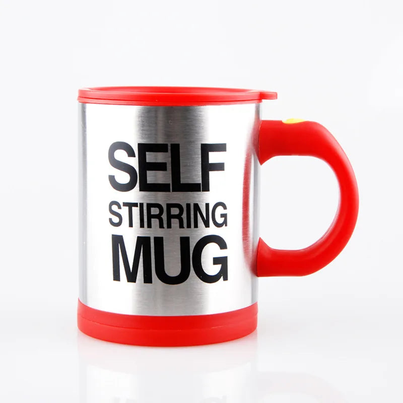 5 colores Lazy Tazas auto agitador taza de café inteligente de acero inoxidable Tazas Copos Inox taza de té