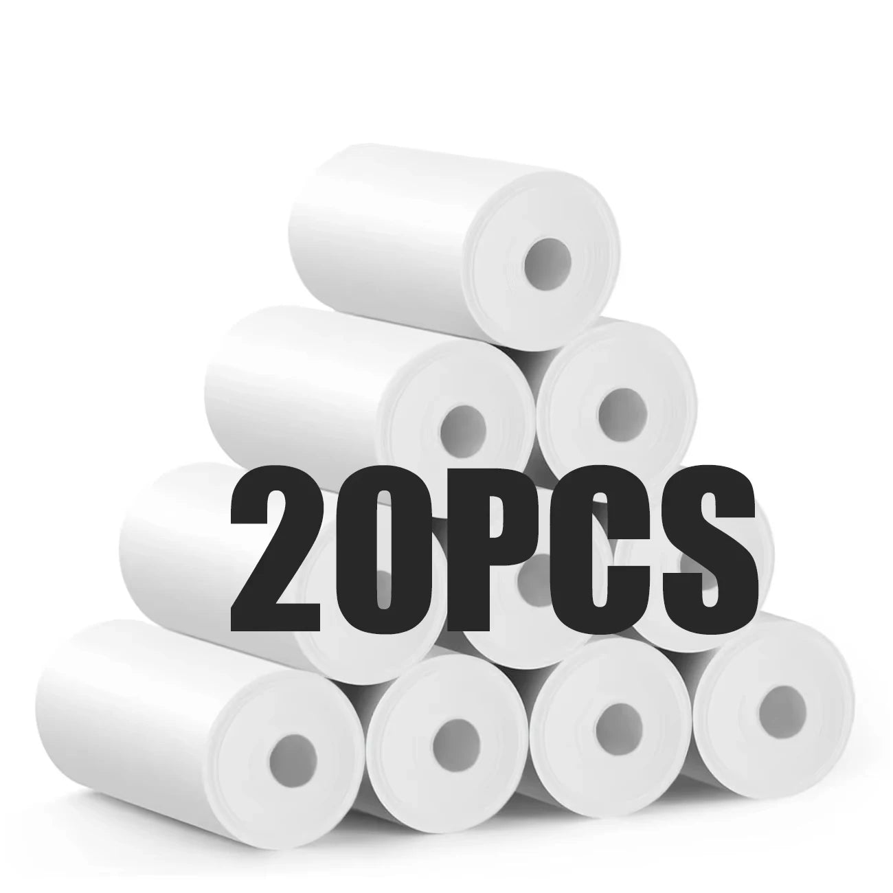 3-20 rollos de papel térmico de 57x25MM, cámara a color para niños, impresión instantánea, accesorios de repuesto para cámara infantil
