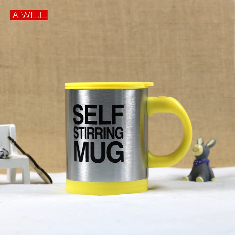 5 colores Lazy Tazas auto agitador taza de café inteligente de acero inoxidable Tazas Copos Inox taza de té