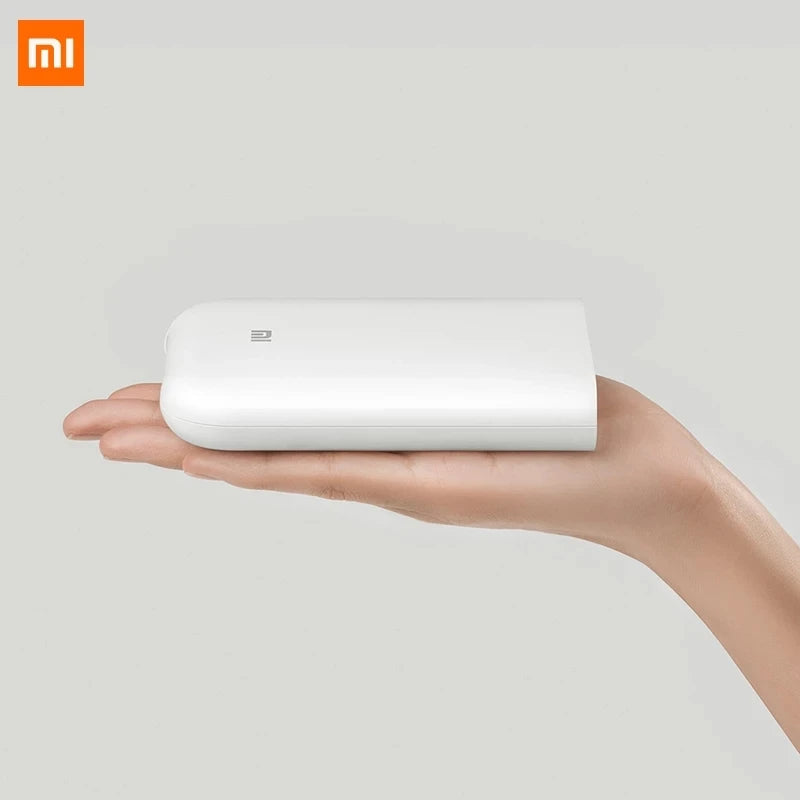 Xiaomi-impresora AR de 300dpi, Mini impresora de fotos portátil de bolsillo con bricolaje Share, impresora de imágenes de 500mAh, funciona con la aplicación Mihome