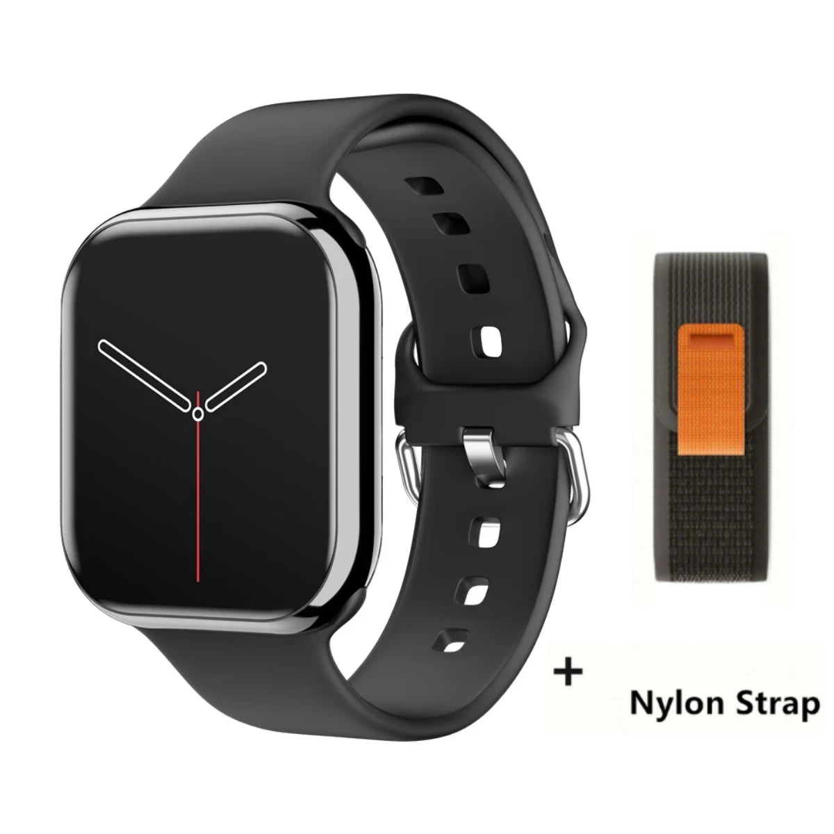 Smartwatch Series X con Llamadas Bluetooth, NFC, Monitoreo de Sueño y Presión Arterial, Carga Inalámbrica, Compatible con Android y iPhone
