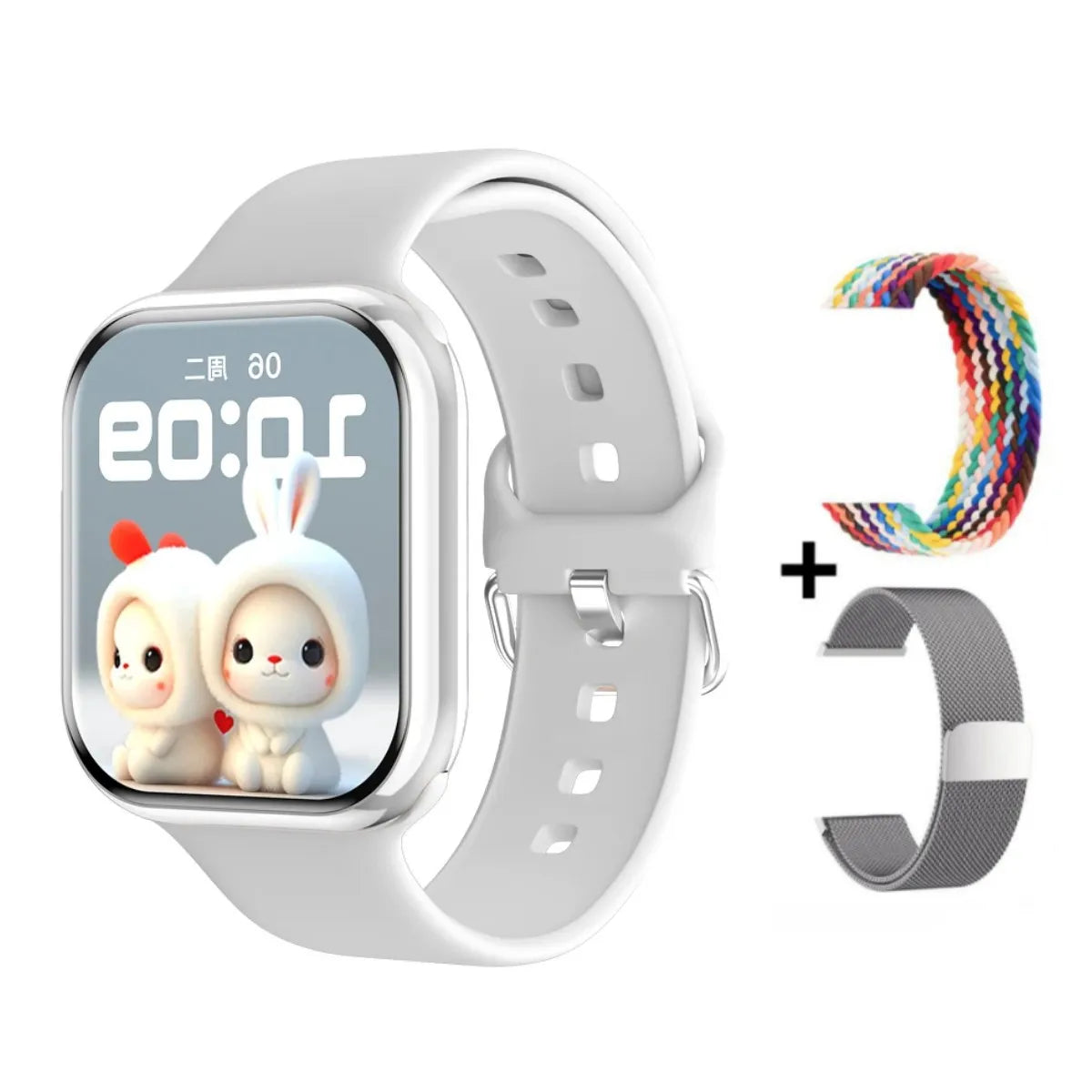 Smartwatch Series X con Llamadas Bluetooth, NFC, Monitoreo de Sueño y Presión Arterial, Carga Inalámbrica, Compatible con Android y iPhone