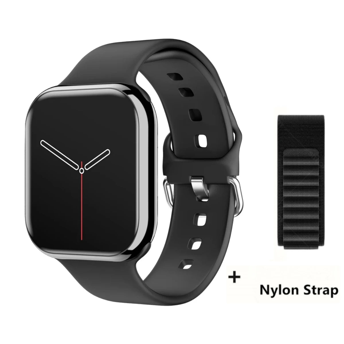 Smartwatch Series X con Llamadas Bluetooth, NFC, Monitoreo de Sueño y Presión Arterial, Carga Inalámbrica, Compatible con Android y iPhone