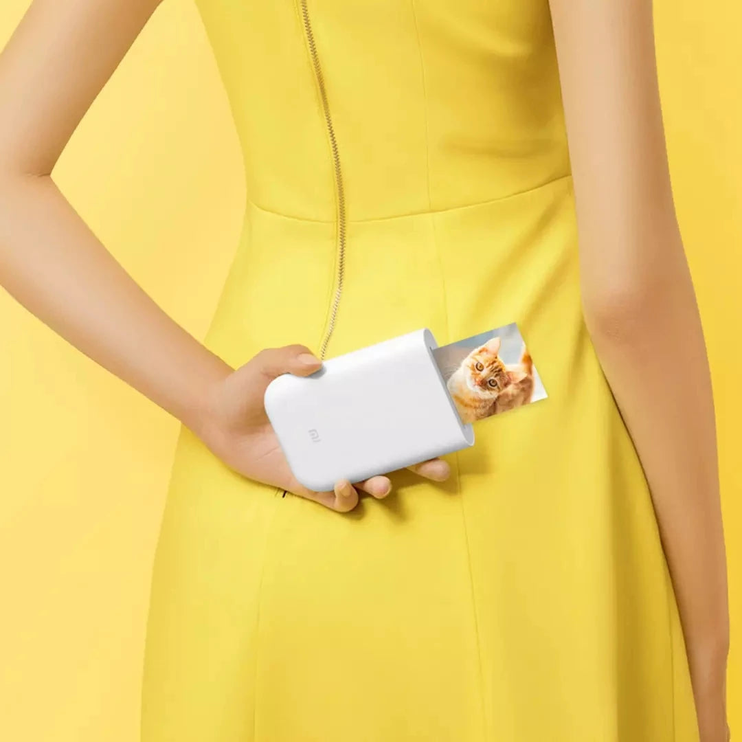 Xiaomi-impresora AR de 300dpi, Mini impresora de fotos portátil de bolsillo con bricolaje Share, impresora de imágenes de 500mAh, funciona con la aplicación Mihome
