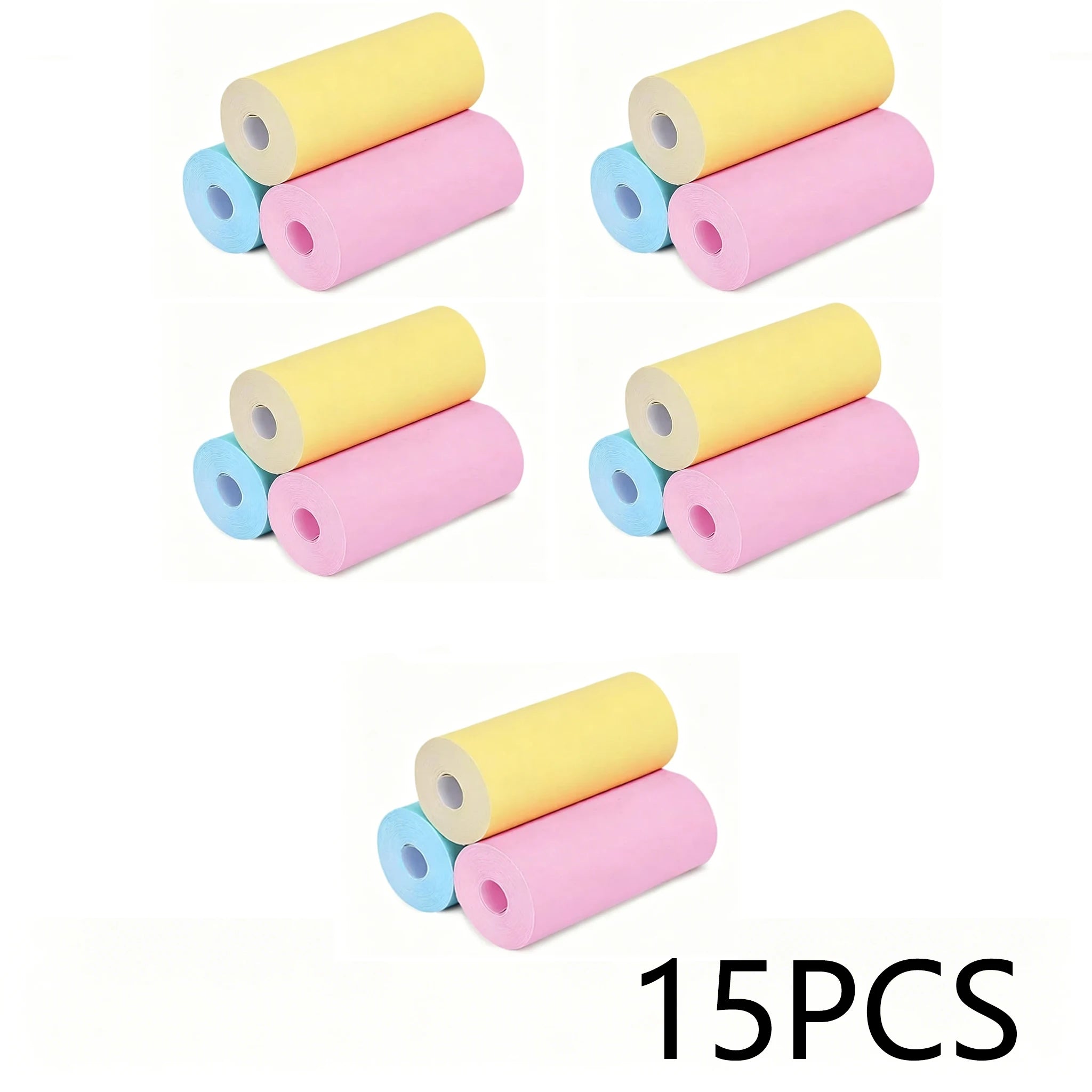 3-20 rollos de papel térmico de 57x25MM, cámara a color para niños, impresión instantánea, accesorios de repuesto para cámara infantil