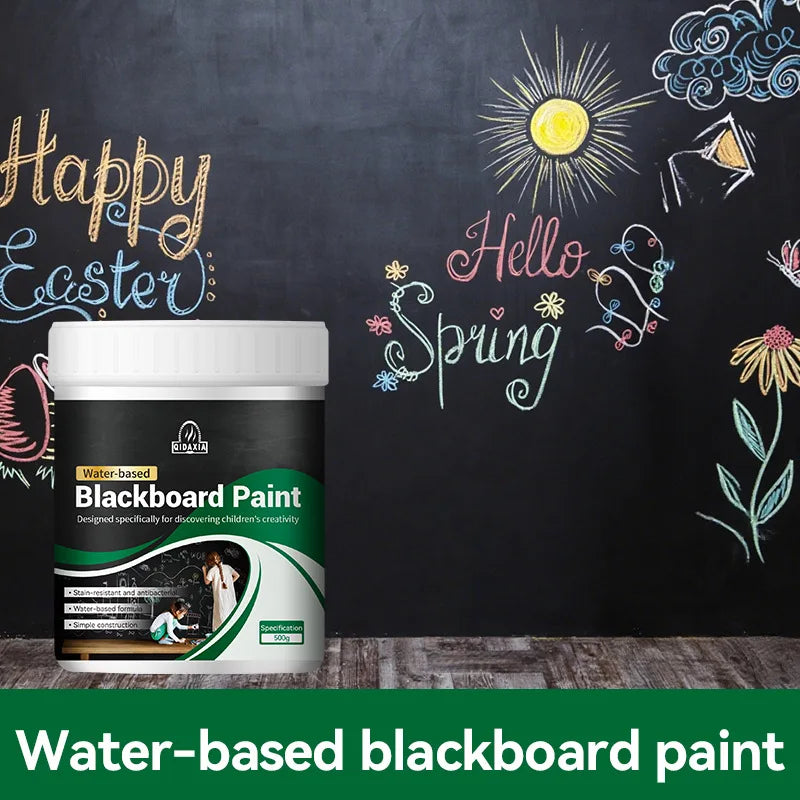 Pintura Magnética Para Aulas, Salas de Conferencia, Hogares, Guarderías, Pizarras Autoadhesivas, Revestimientos de Pared Negros a Base de Agua