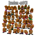 10-100 Uds. Pajarita Kawaii pequeña horquilla de capibara 3D Clip de resorte Clip de pico de pato Clips de flequillo Clips laterales accesorios para el cabello