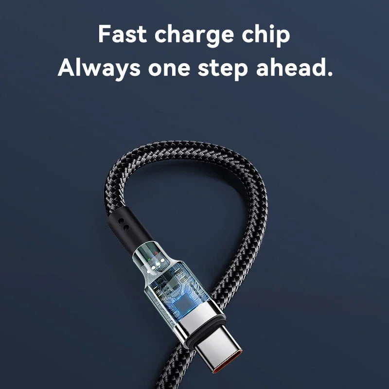 Cargador rápido PD de 120W, Cable USB C a USB tipo C de alta calidad para iPhone Xiaomi 15 Plus Pro Max Samsung S24