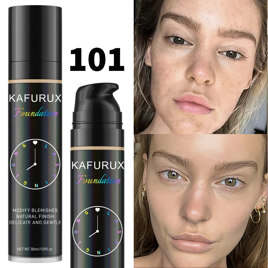 Base líquida de 8 colores, corrector efectivo, resistente al agua, resistente al sudor, maquillaje coreano, Base facial de Porfession, regalo de cosméticos