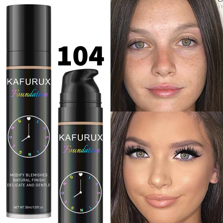 Base líquida de 8 colores, corrector efectivo, resistente al agua, resistente al sudor, maquillaje coreano, Base facial de Porfession, regalo de cosméticos