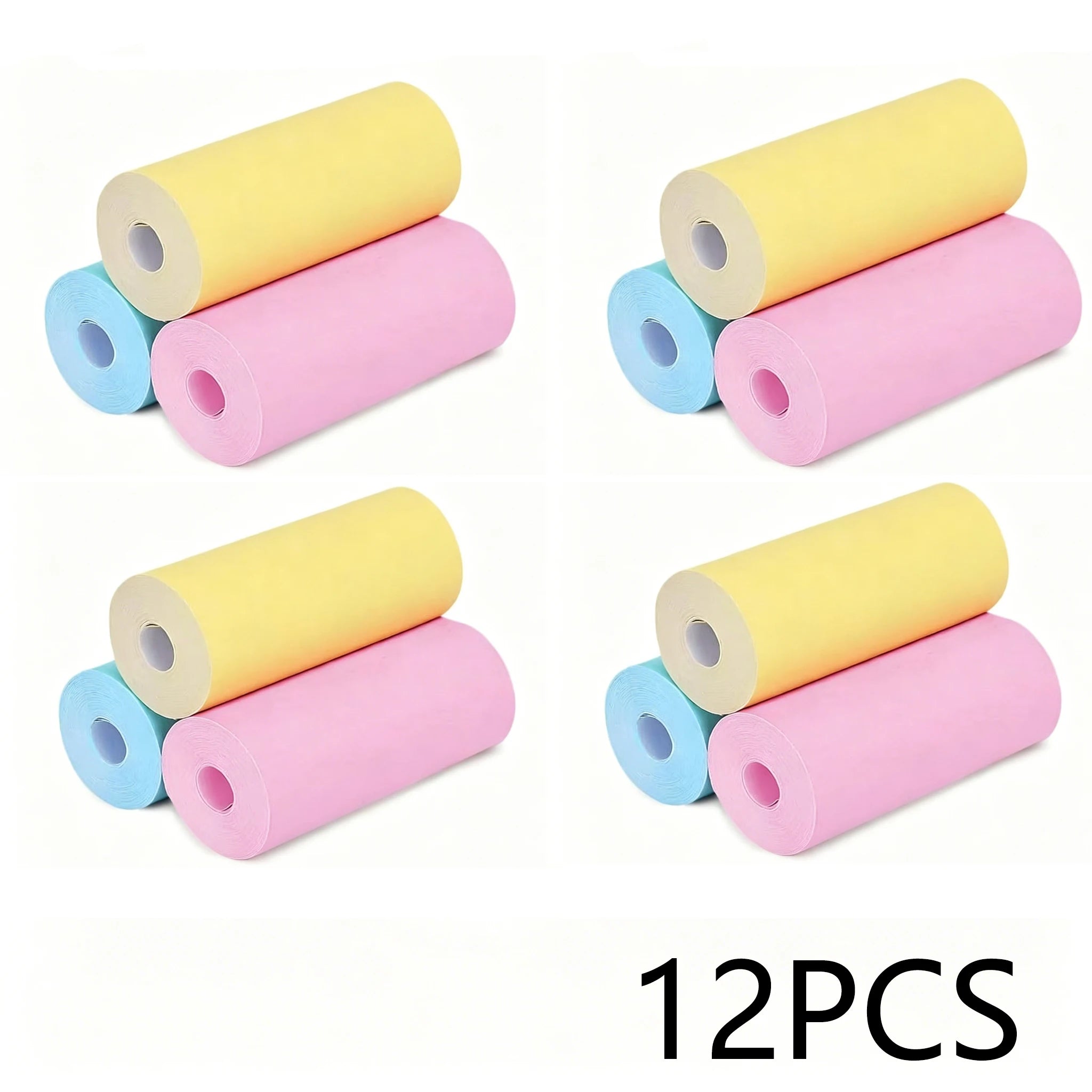 3-20 rollos de papel térmico de 57x25MM, cámara a color para niños, impresión instantánea, accesorios de repuesto para cámara infantil