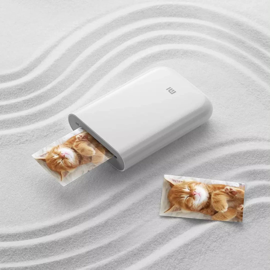 Xiaomi-impresora AR de 300dpi, Mini impresora de fotos portátil de bolsillo con bricolaje Share, impresora de imágenes de 500mAh, funciona con la aplicación Mihome